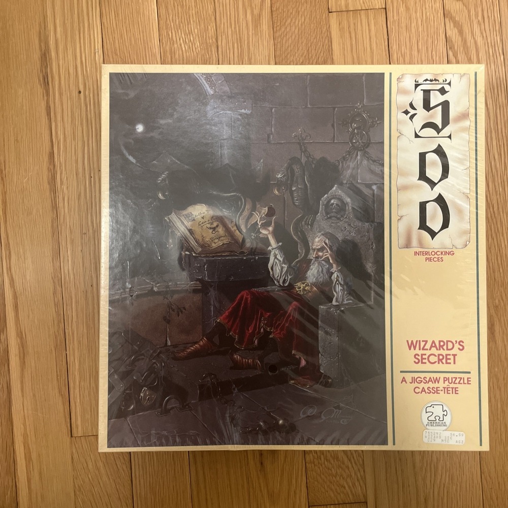 American Publishing WIZARD'S SECRET 500 Piece Jigsaw Puzzle New/Sealed‎